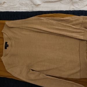 J Crew, Camel, Merino wool sweater, XS